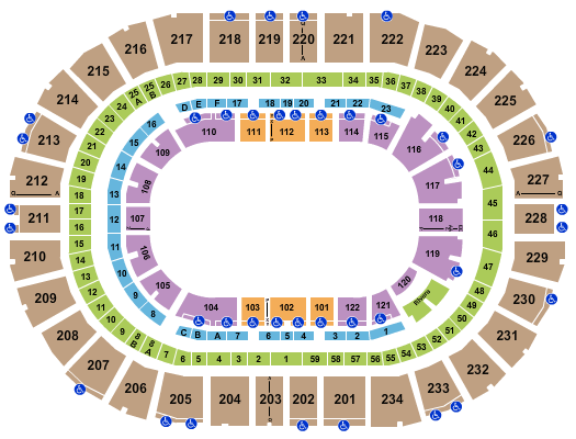 PPG Paints Arena Monster Jam Seating Chart